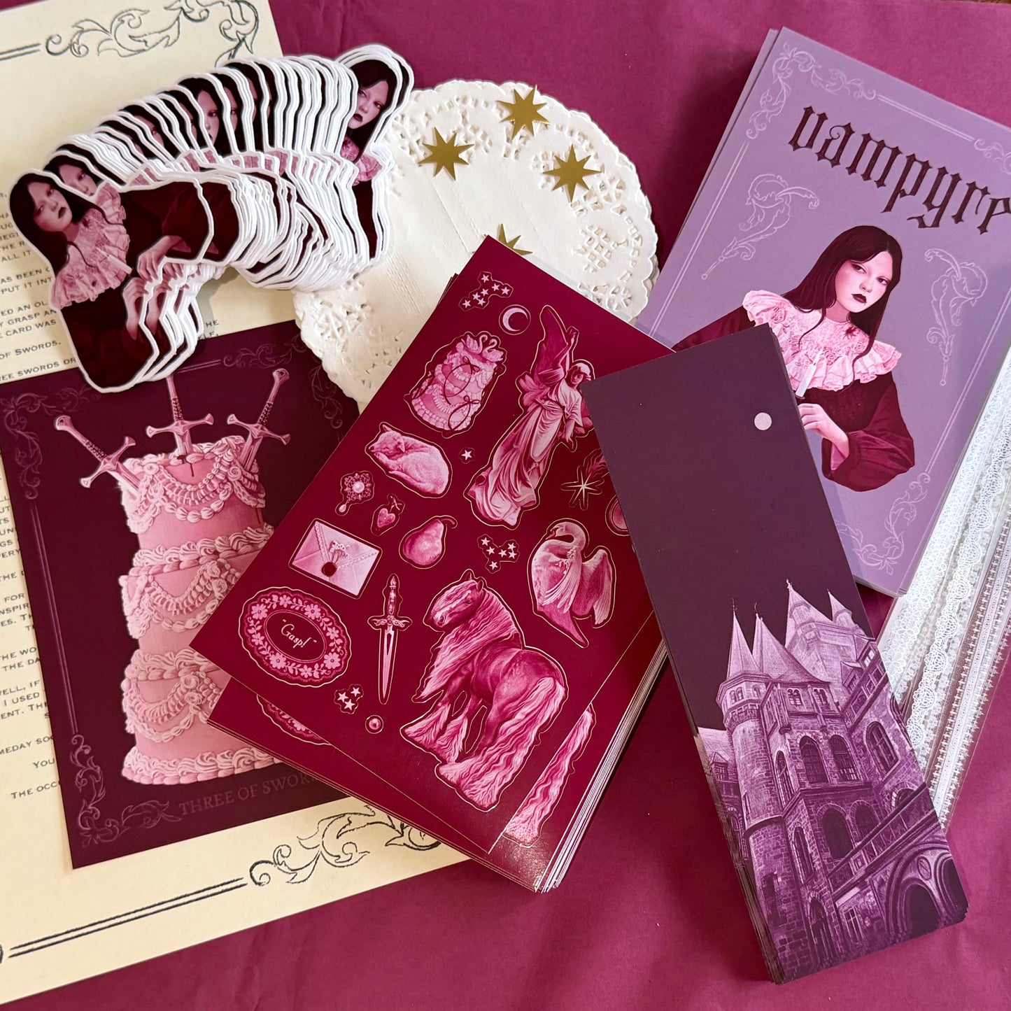 Vampire - A6 Sticker Sheet