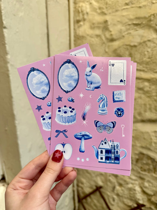 Wonderland - A6 Sticker Sheet