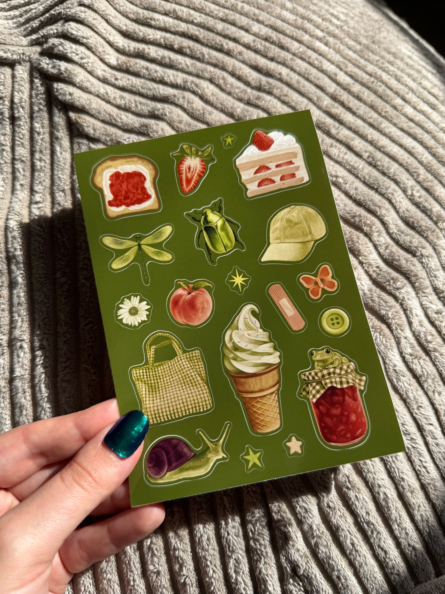 Bug Picnic - A6 sticker sheet