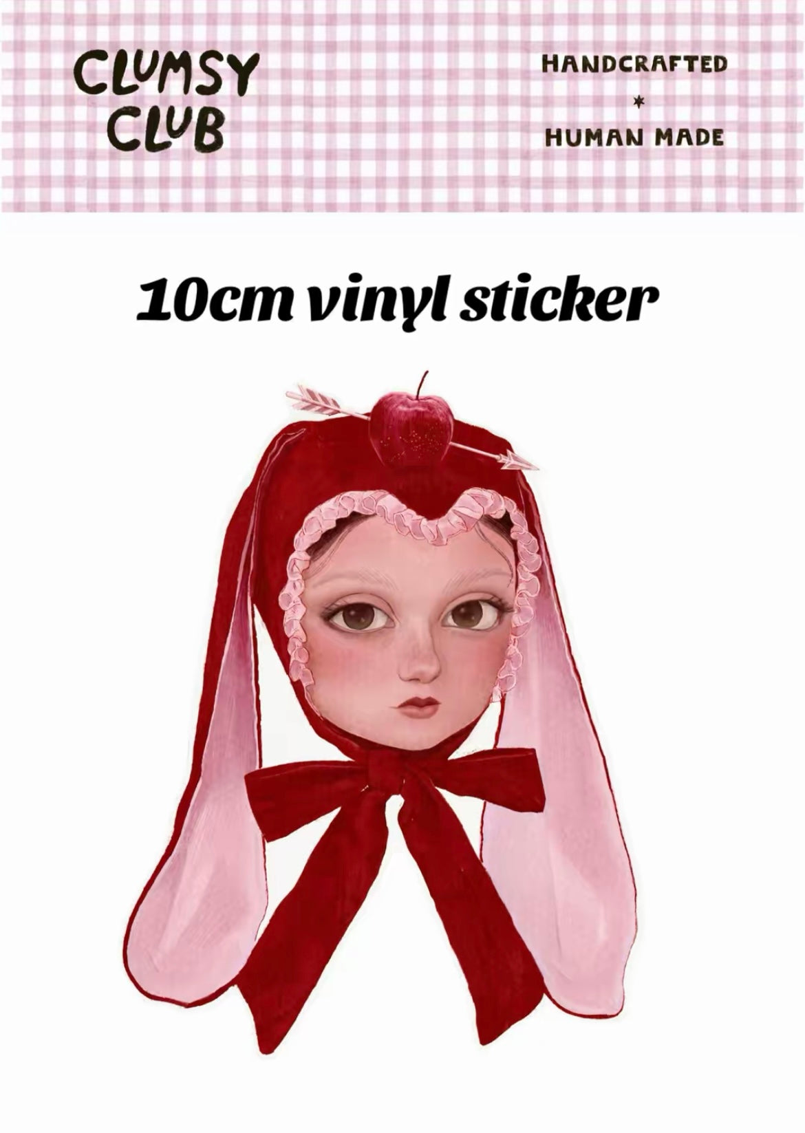 Apple Girl - Vinyl Sticker