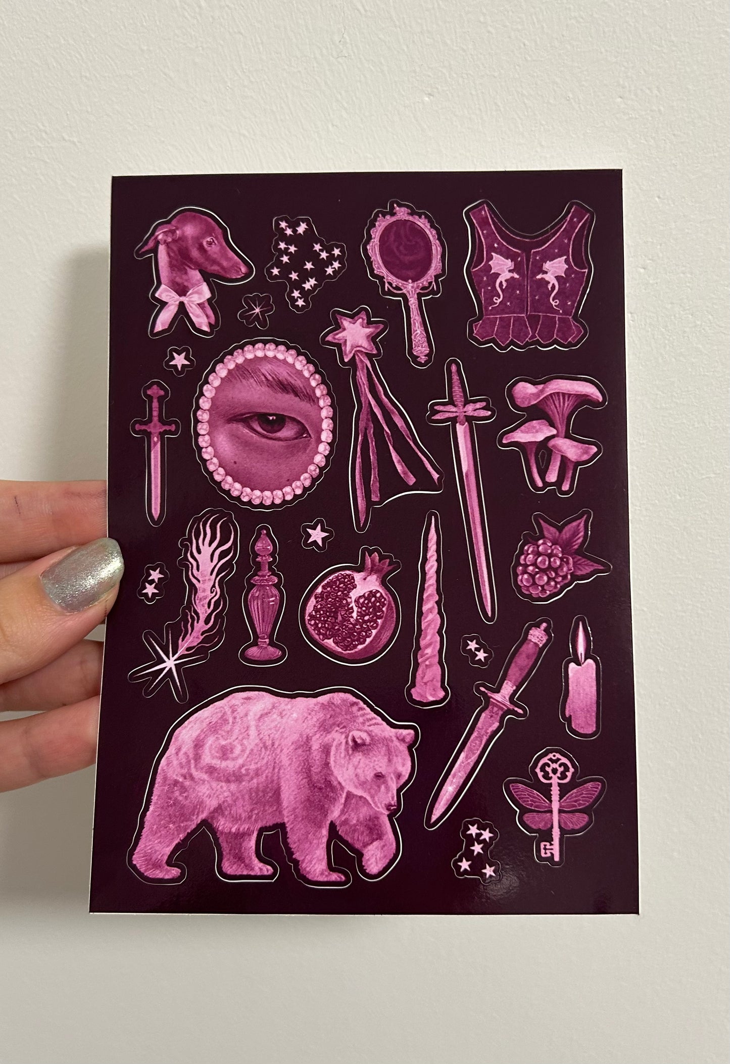 Tales from the Castle - A6 Vinyl Sticker Sheet - September Theme