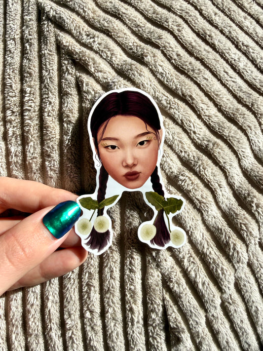 Dandelion Fairy - 8cm Vinyl Sticker