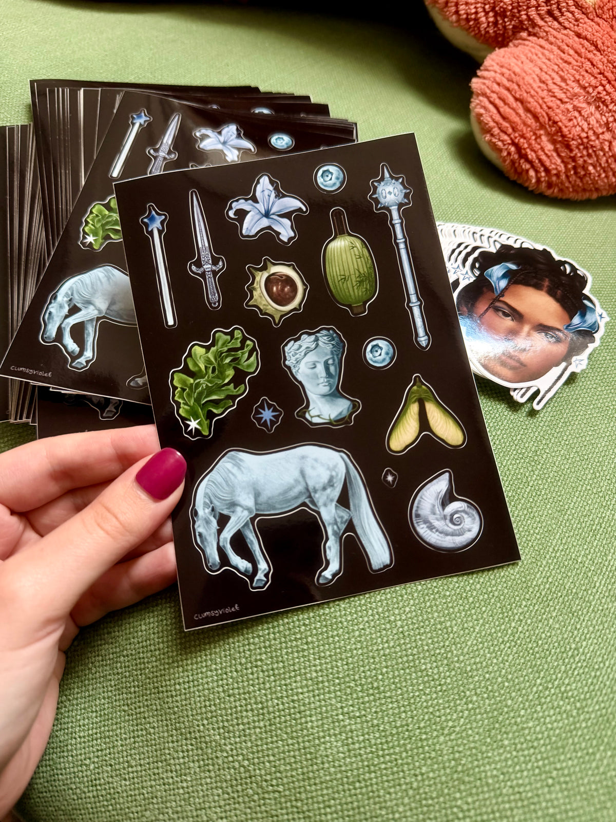 Haunted Woods - a6 sticker sheet