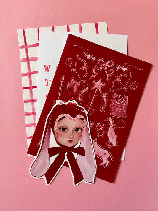 Apple Girl - Vinyl Sticker